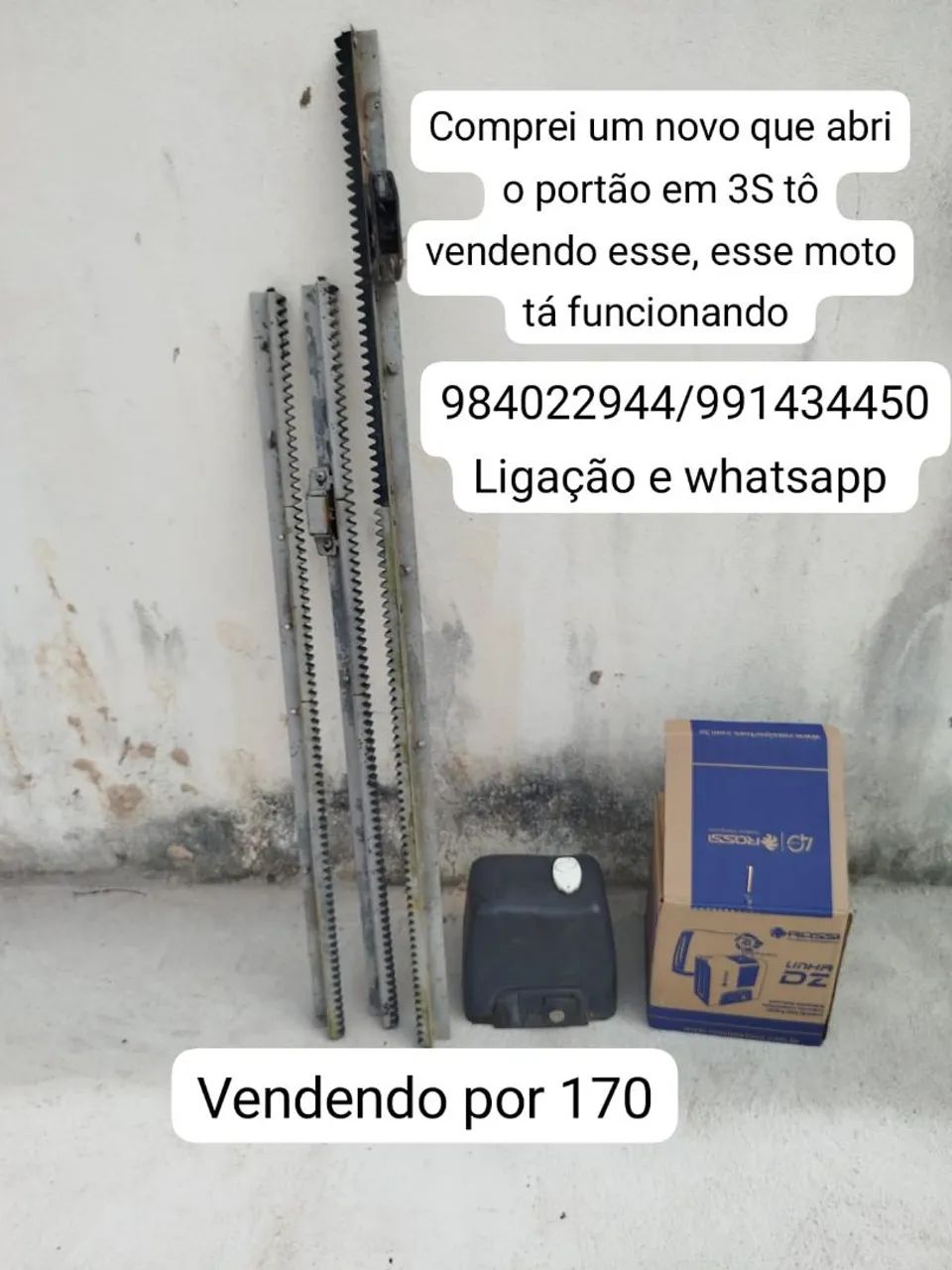 Motor de portão eletrônico 