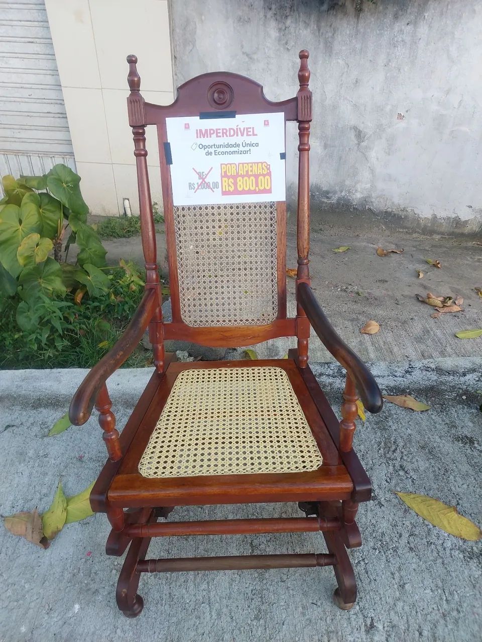 CADEIRA BALANÇO COLONIAL