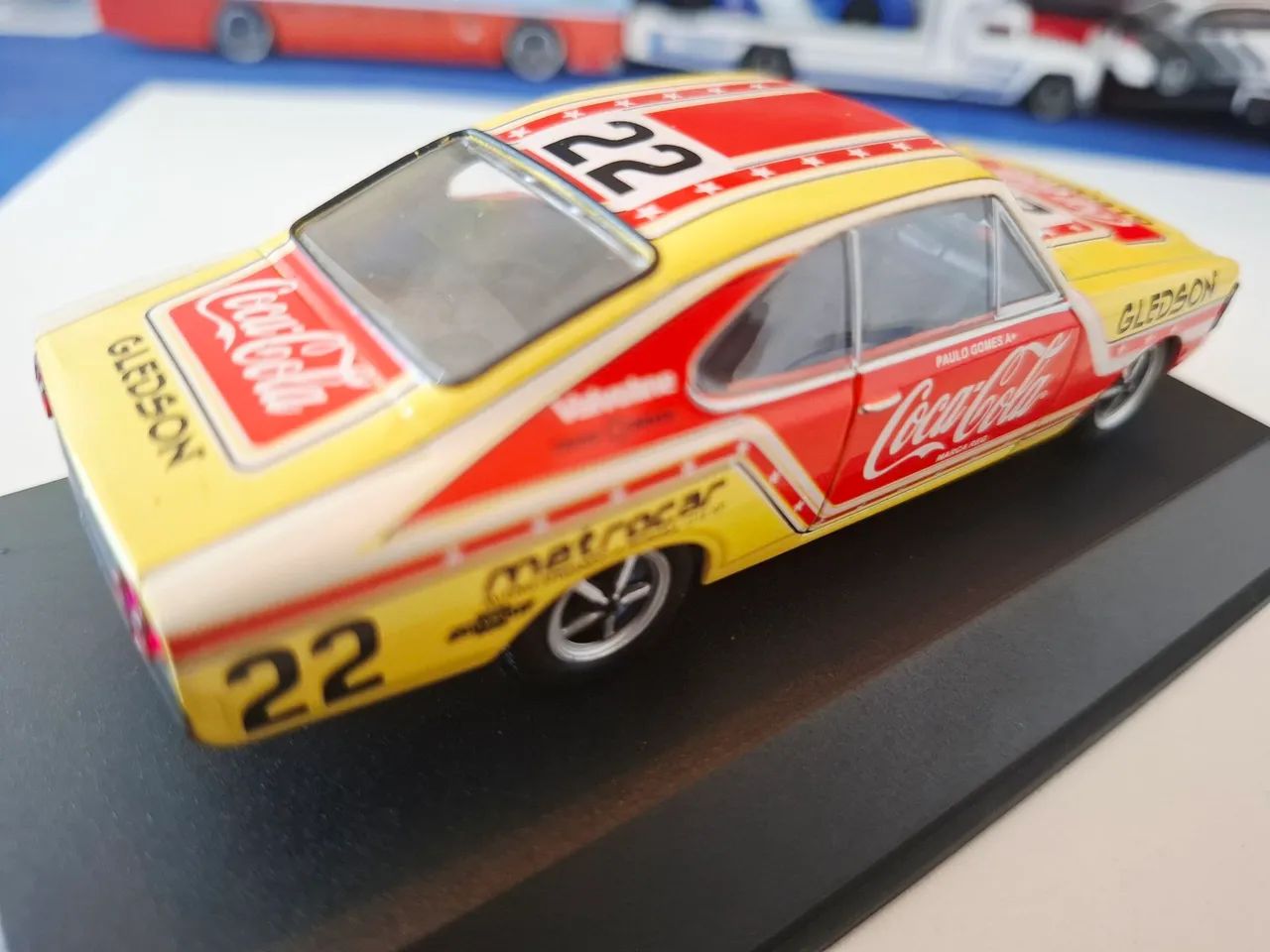 Miniatura Stock Car Opala Coca Cola 22 Paulo Gomes!!! RARIDADE!!! - Foto 5