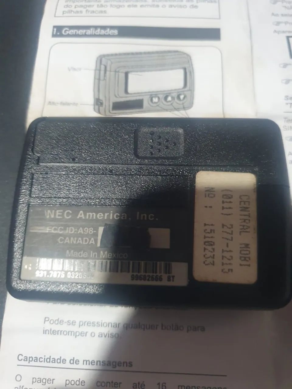 Bip Pager Nec - Usado  - Foto 3