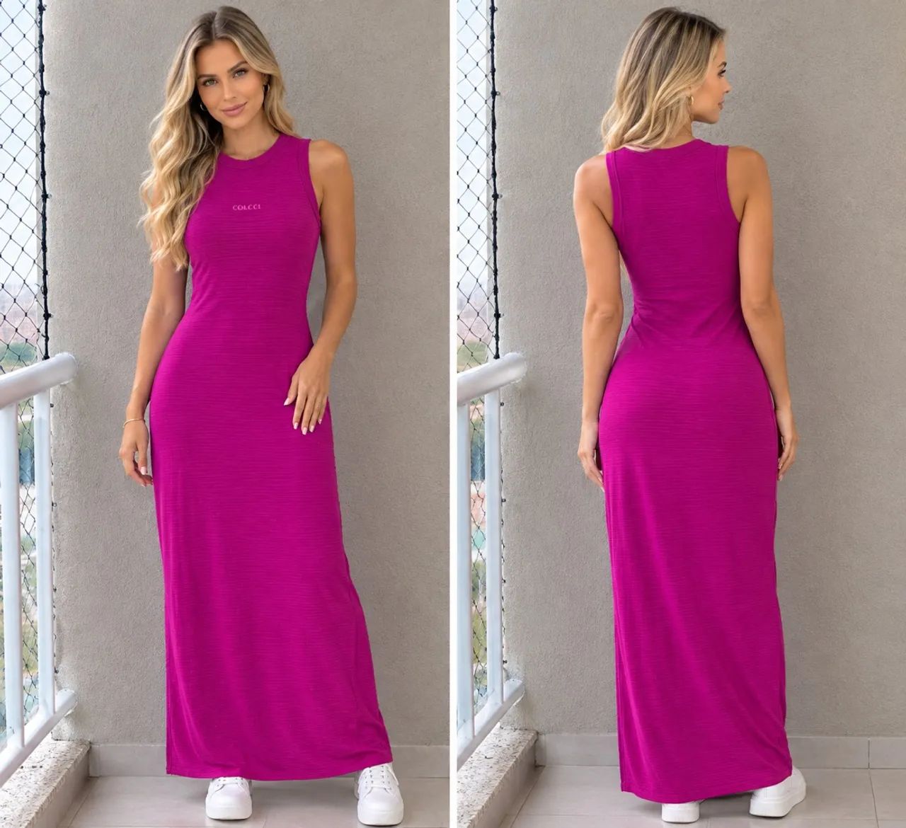 Vestido longo coloco