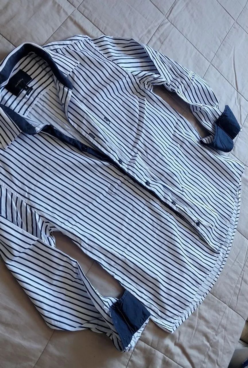 Camisa masculina slim fit - Foto 3