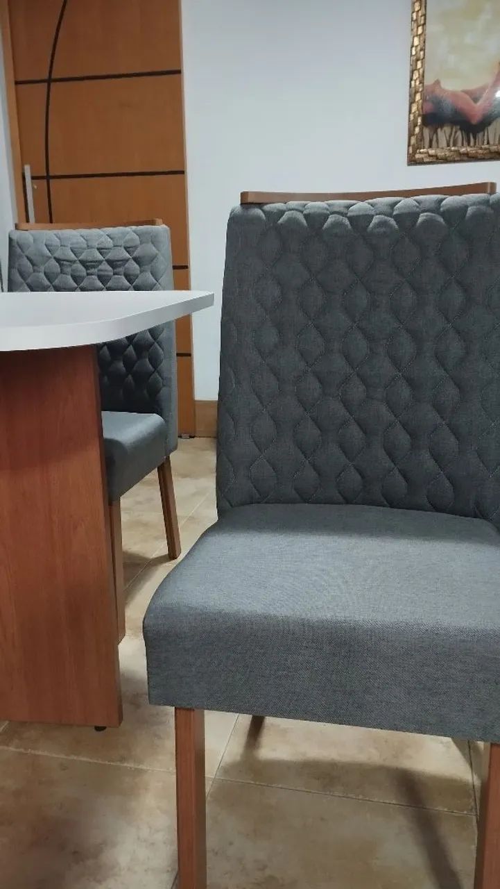 Mesa de jantar 4 cadeiras  - Foto 4