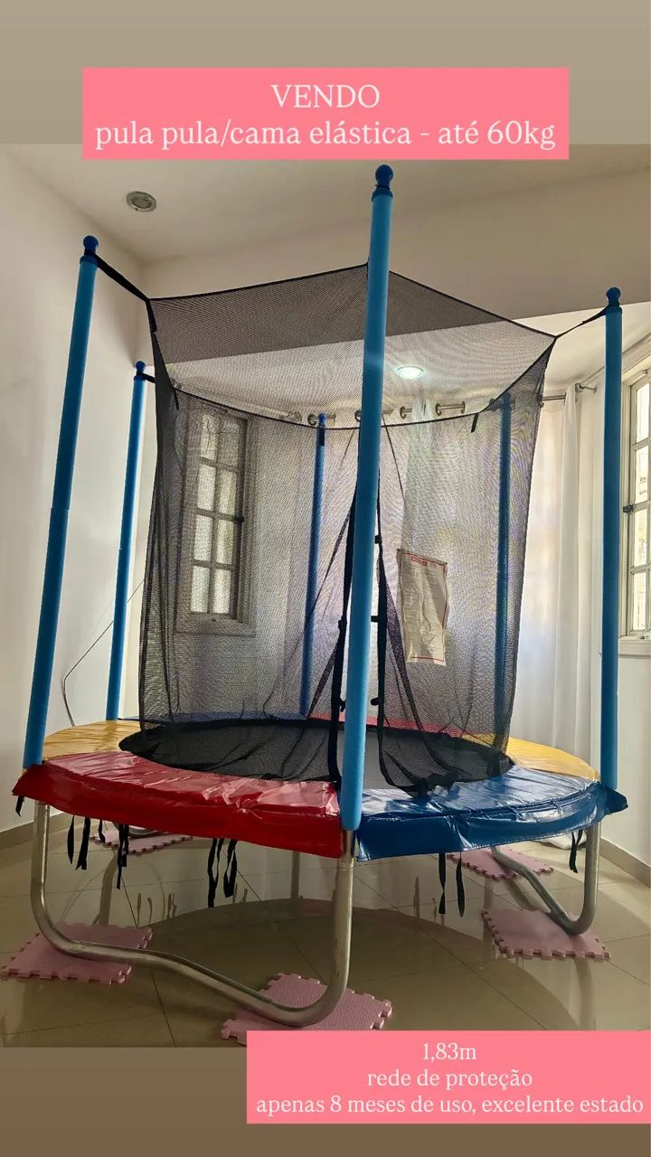 Pula pula/cama elástica - até 60kg