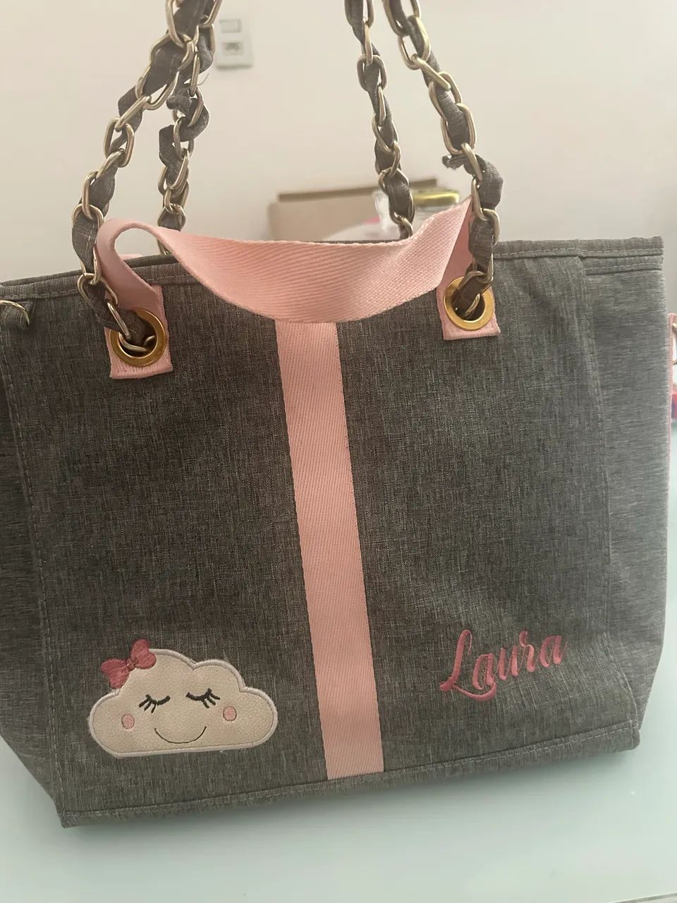 Kit bolsa maternidade luxo personalizada  - Foto 4