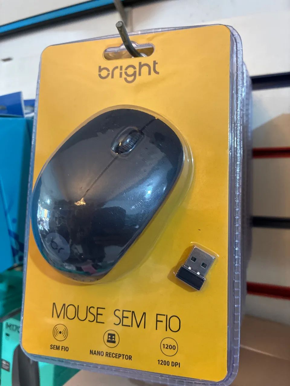 Mouse sem fio Bright