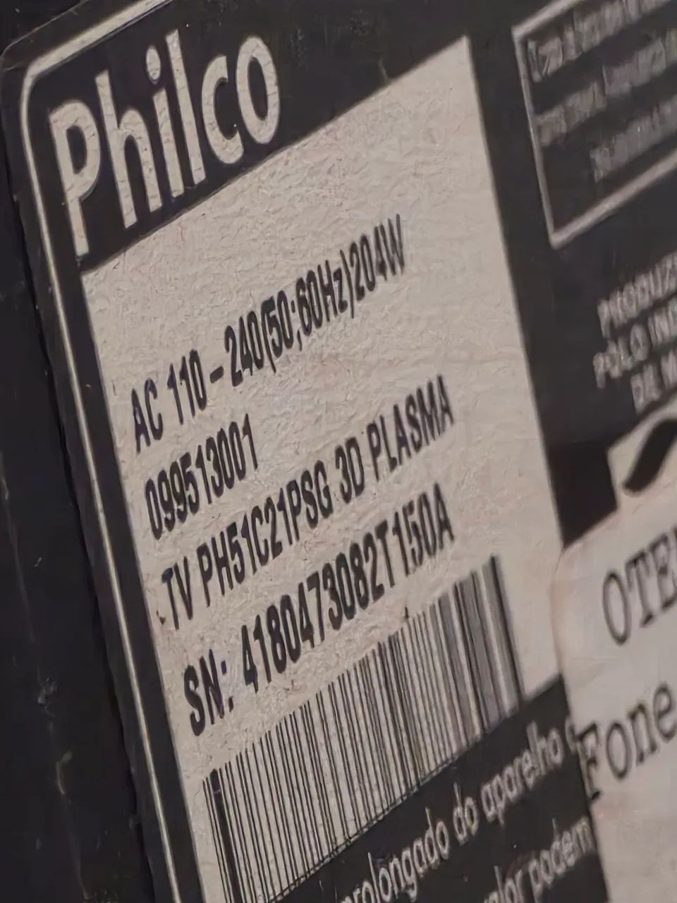 ? TV Philco Plasma 51" 3D  - Foto 3