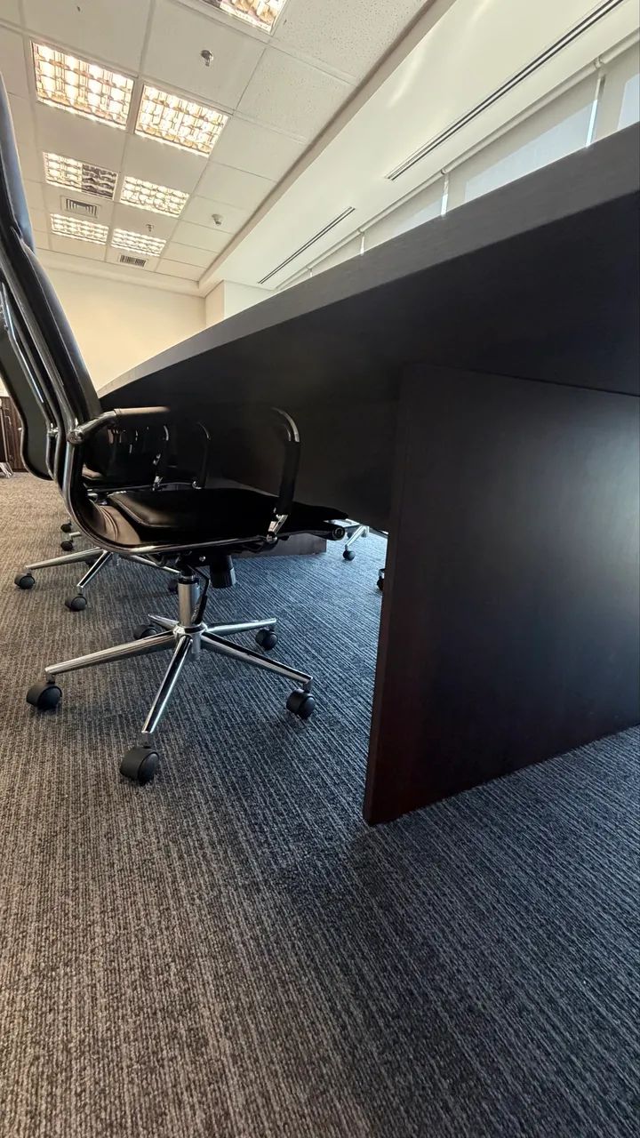 MESA PREMIUM CORPORATIVA 14 lugares + armário baixo ripado - Foto 3