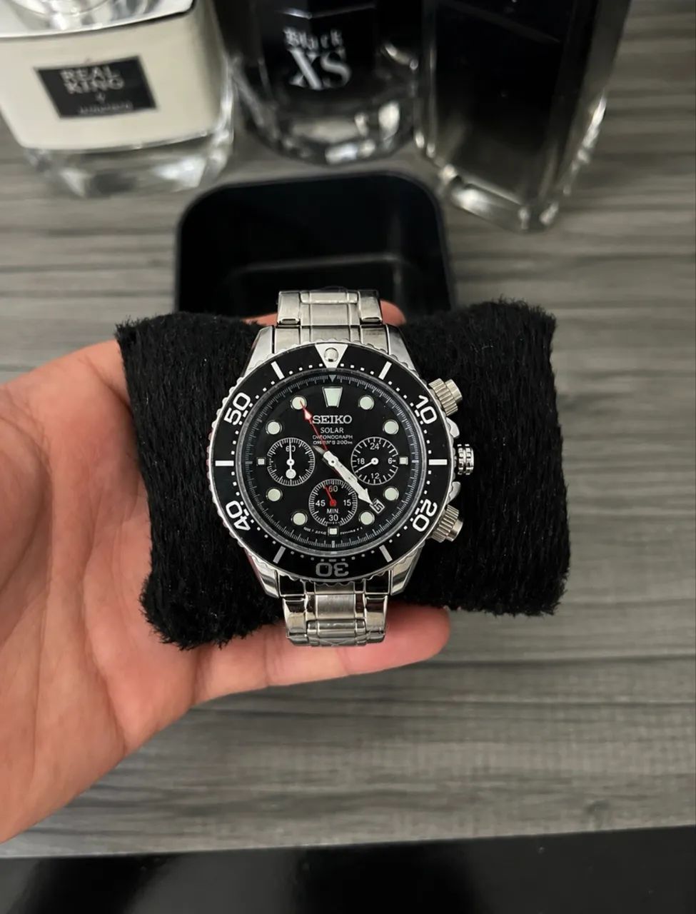     Relógio Seiko Solar  Cronograph 200M Impecável