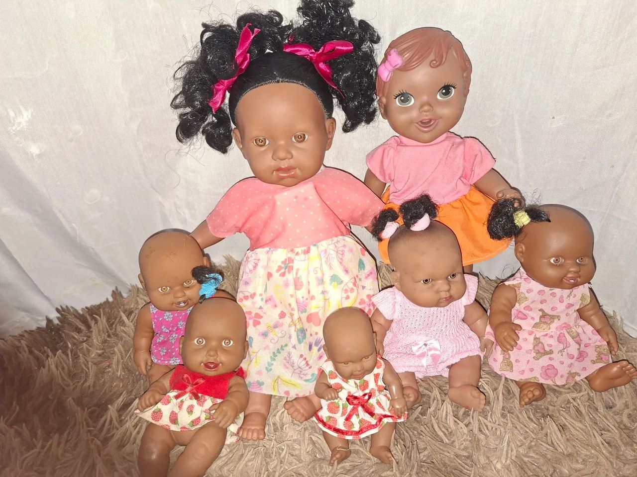 Kit Bonecas Negras 