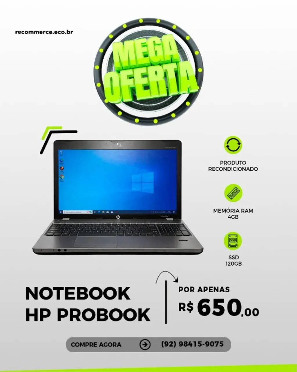 Notebook HP core i5 2° geração barato