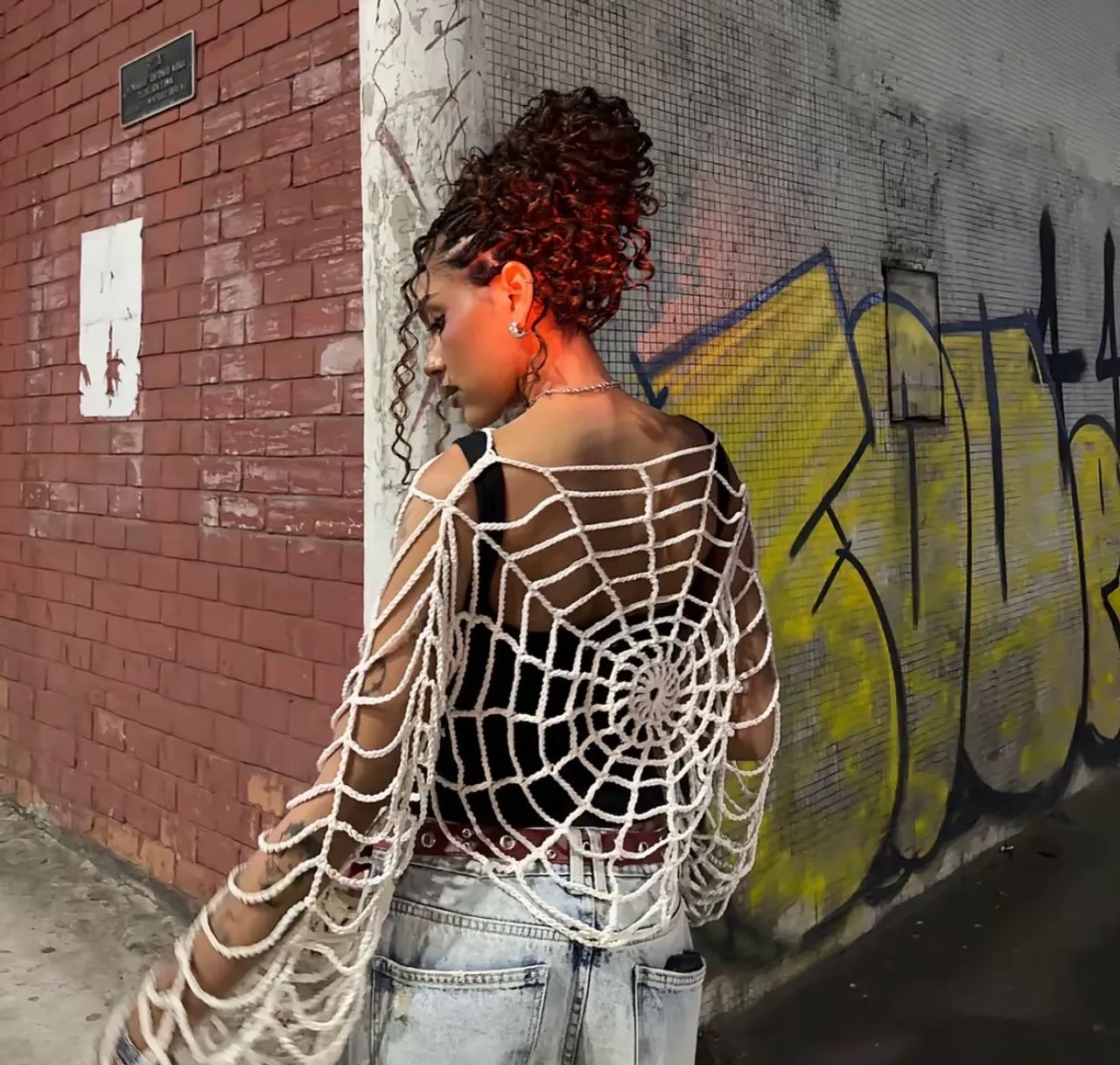 blusa de crochê Homem aranha  - Foto 4
