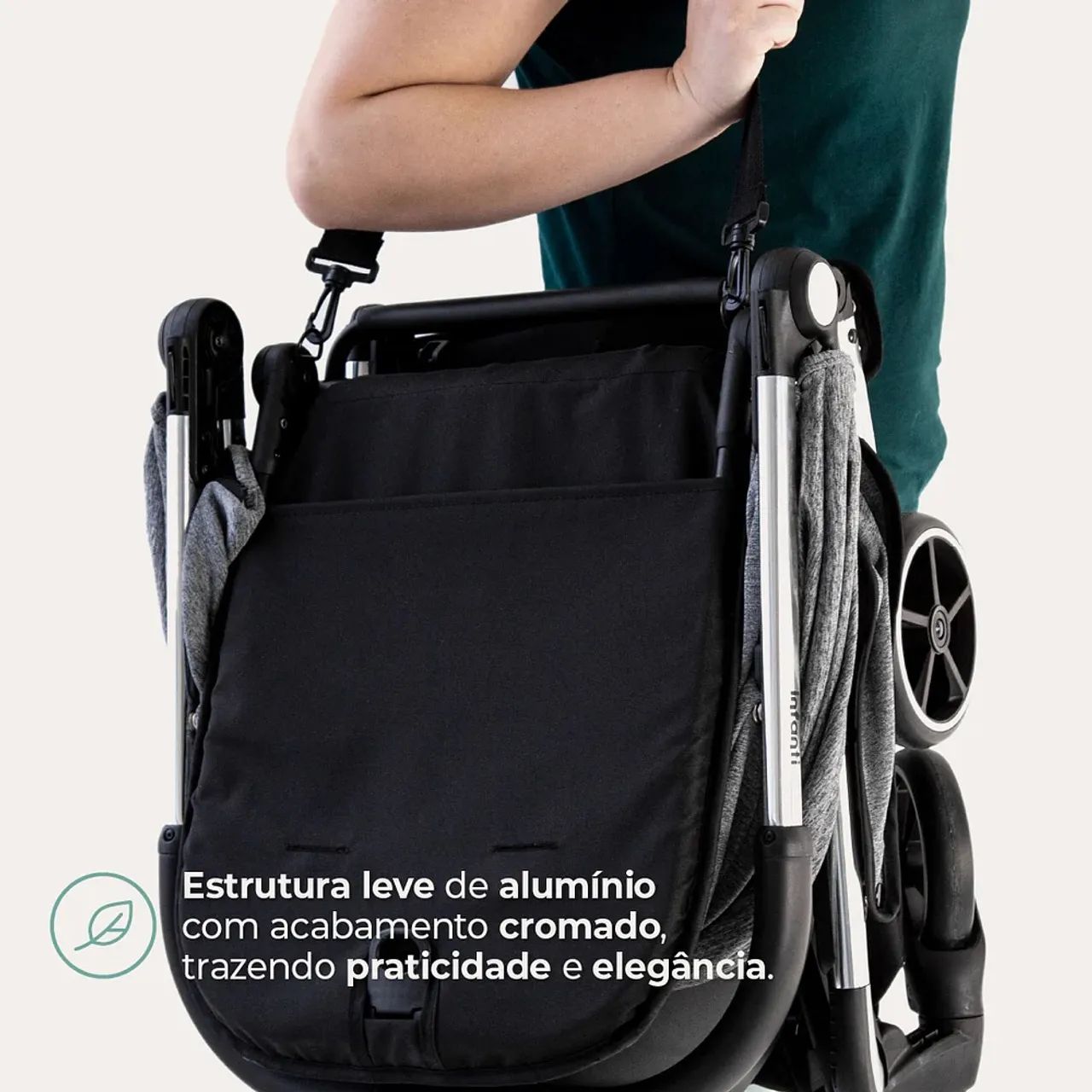 kit carrinho de bebê com bebê conforto e fechamento mala - Foto 2