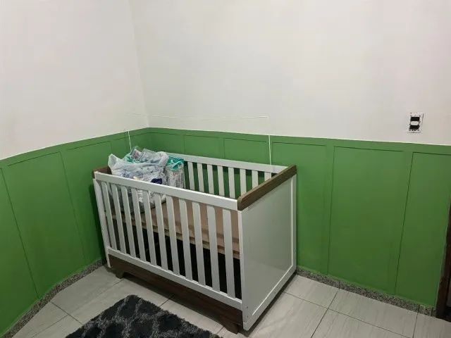 BERÇO COMPLETO COM COLCHÃO + KIT BERÇO 