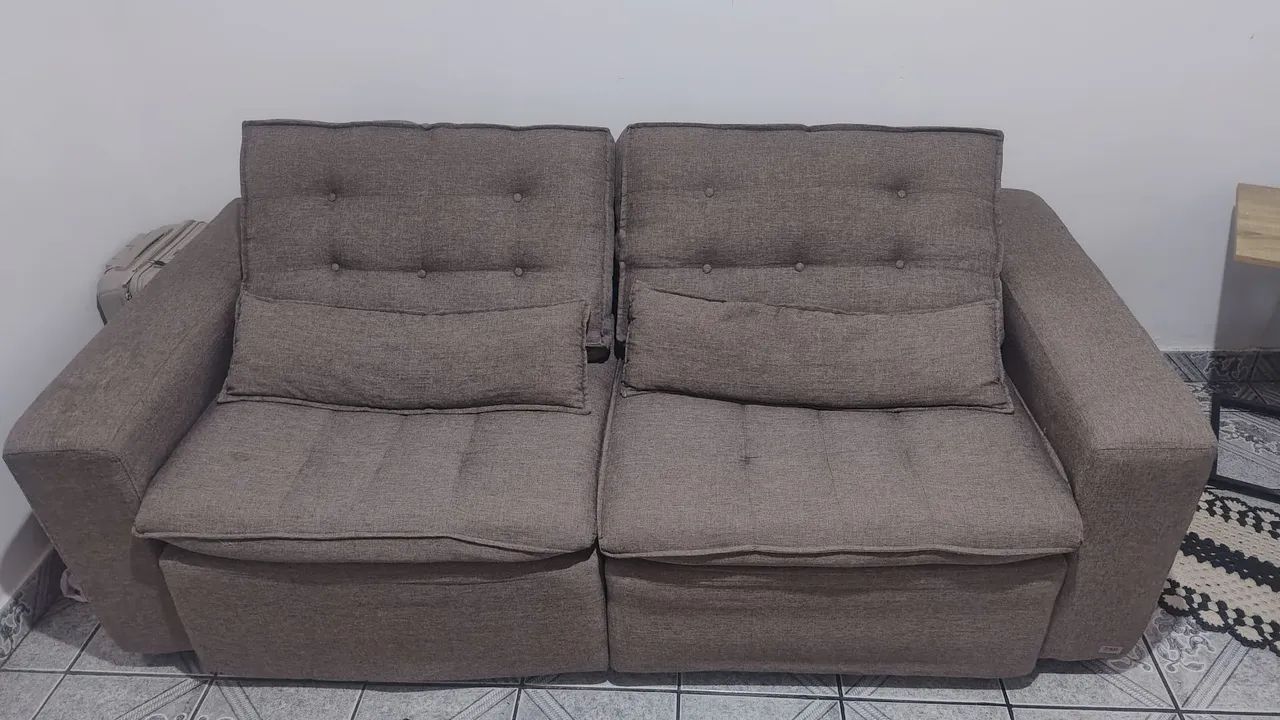 Sofá cama 3 lugares 