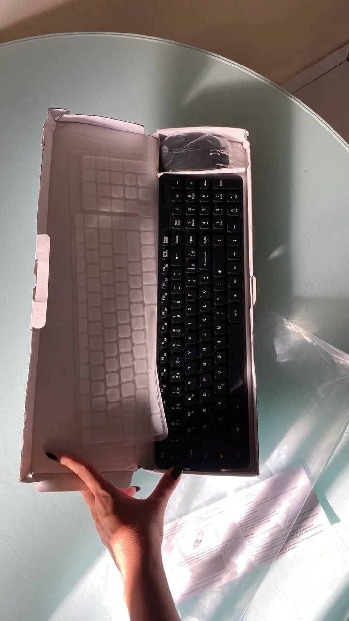 Teclado+mouse 2.4G (pilha)