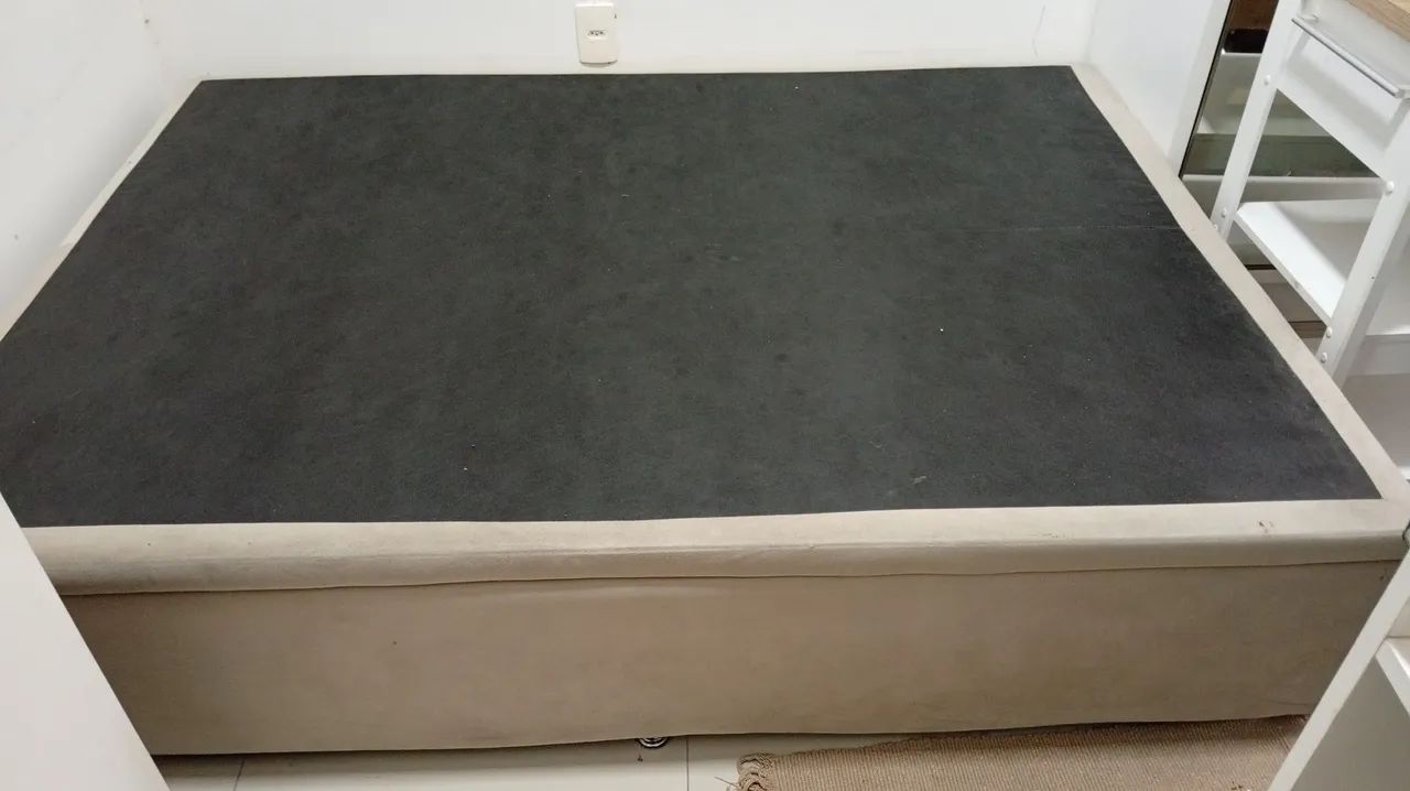Cama box c/ baú - casal