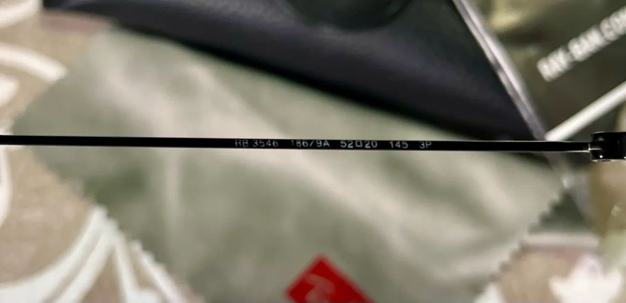 Óculos de Sol Ray-Ban RB3546 - Ótimo Estado - Foto 2