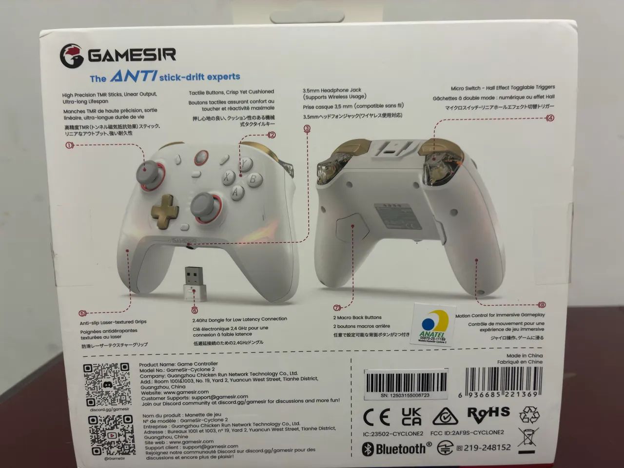 Controle GAMESIR CYCLONE 2