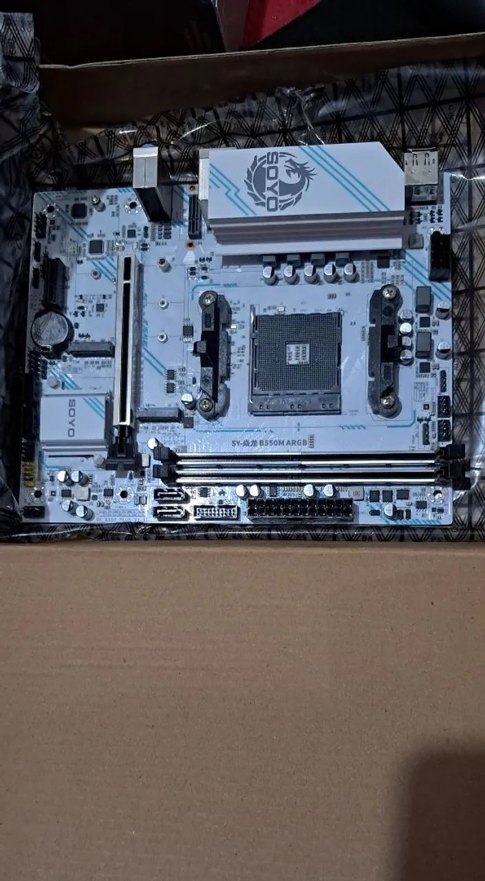Placa mae am4 b550m nova - Foto 2