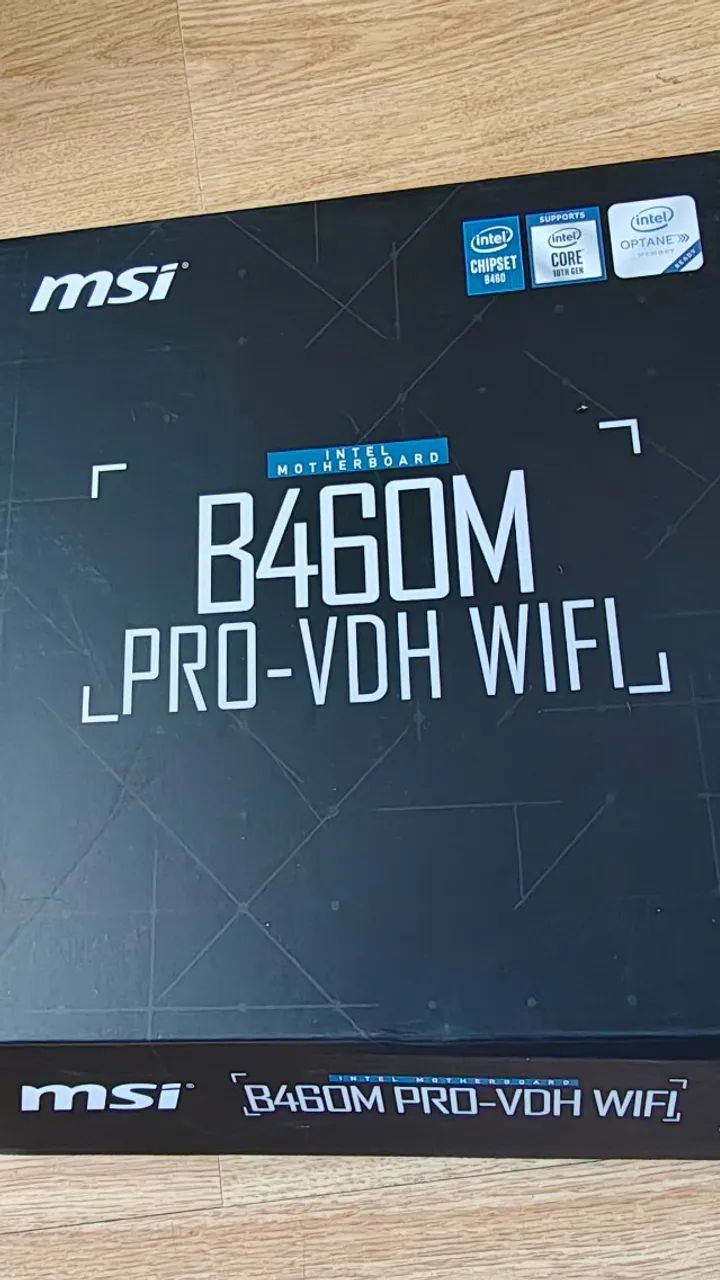 Processador Intel Core i5, Placa Mãe MSI Wifi e Air Cooler CoolerMaster