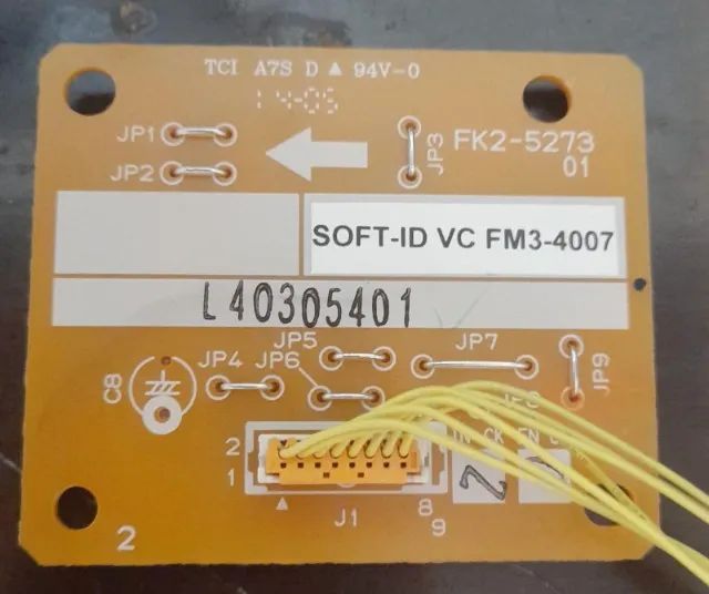FM3-4007* Conjunto de placa de circuito impresso SOFT-ID da Canon Ref 00570