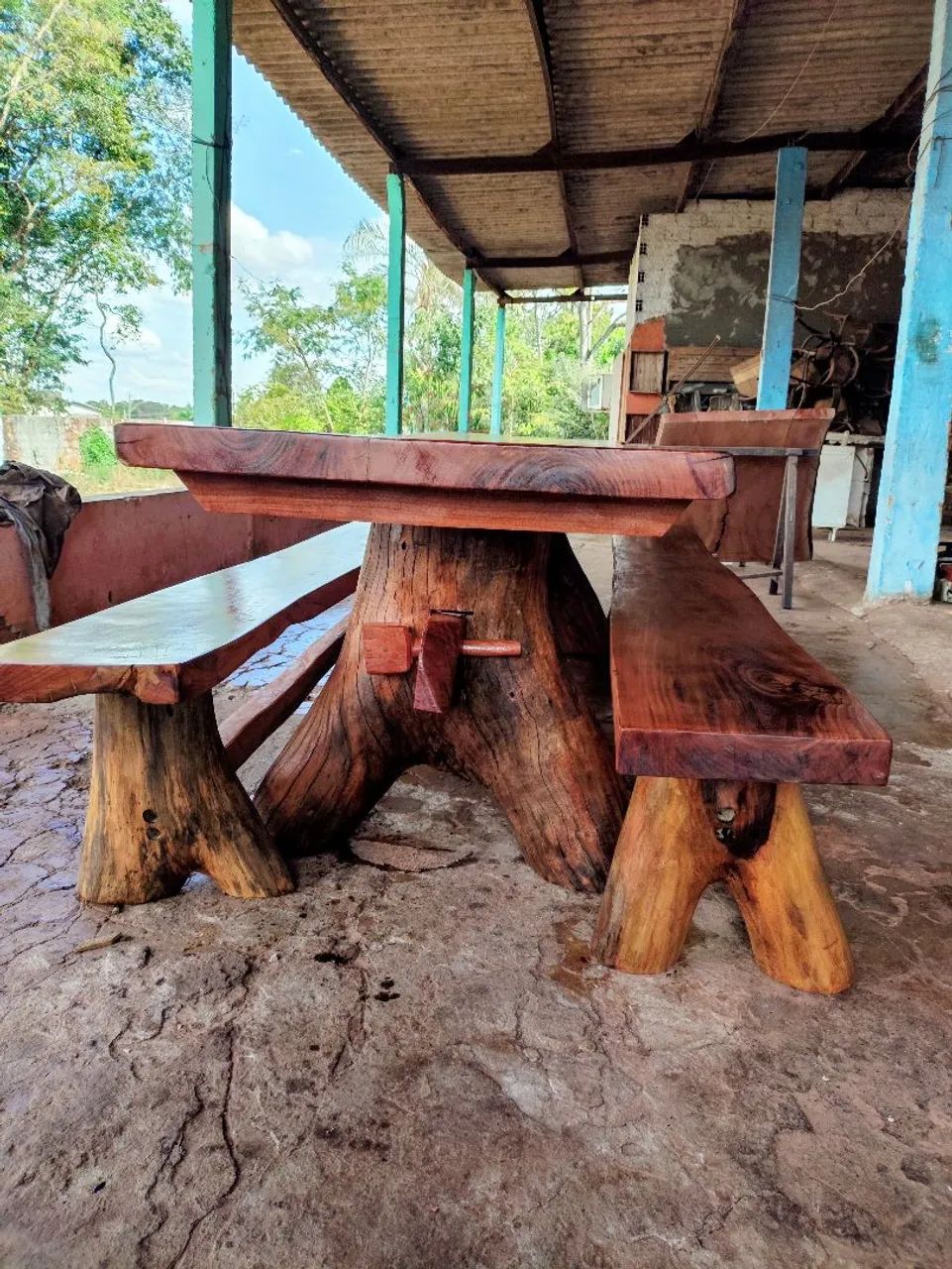 Mesa Rústica de angico  - Foto 5