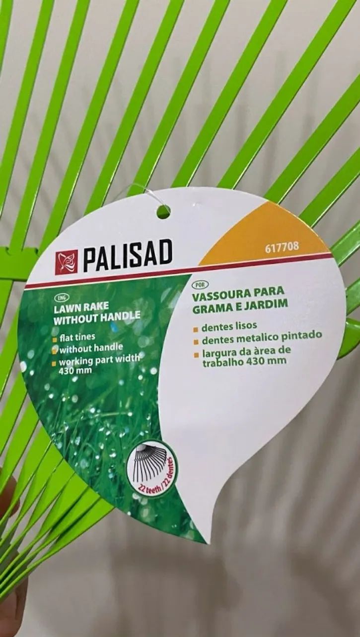 Vassoura Rastelo para grama - Foto 2