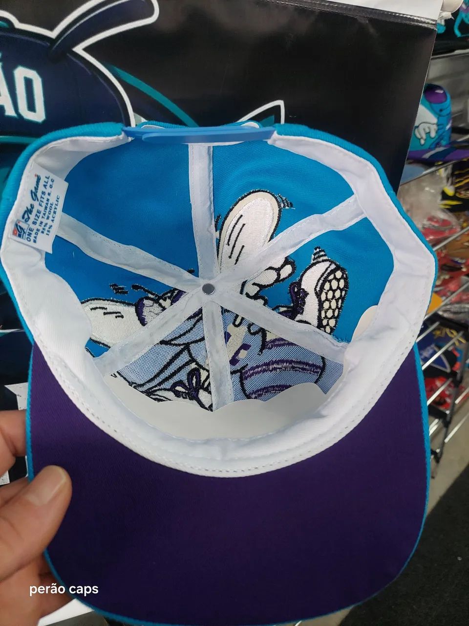 Boné Charlotte Hornets big logo  - Foto 5