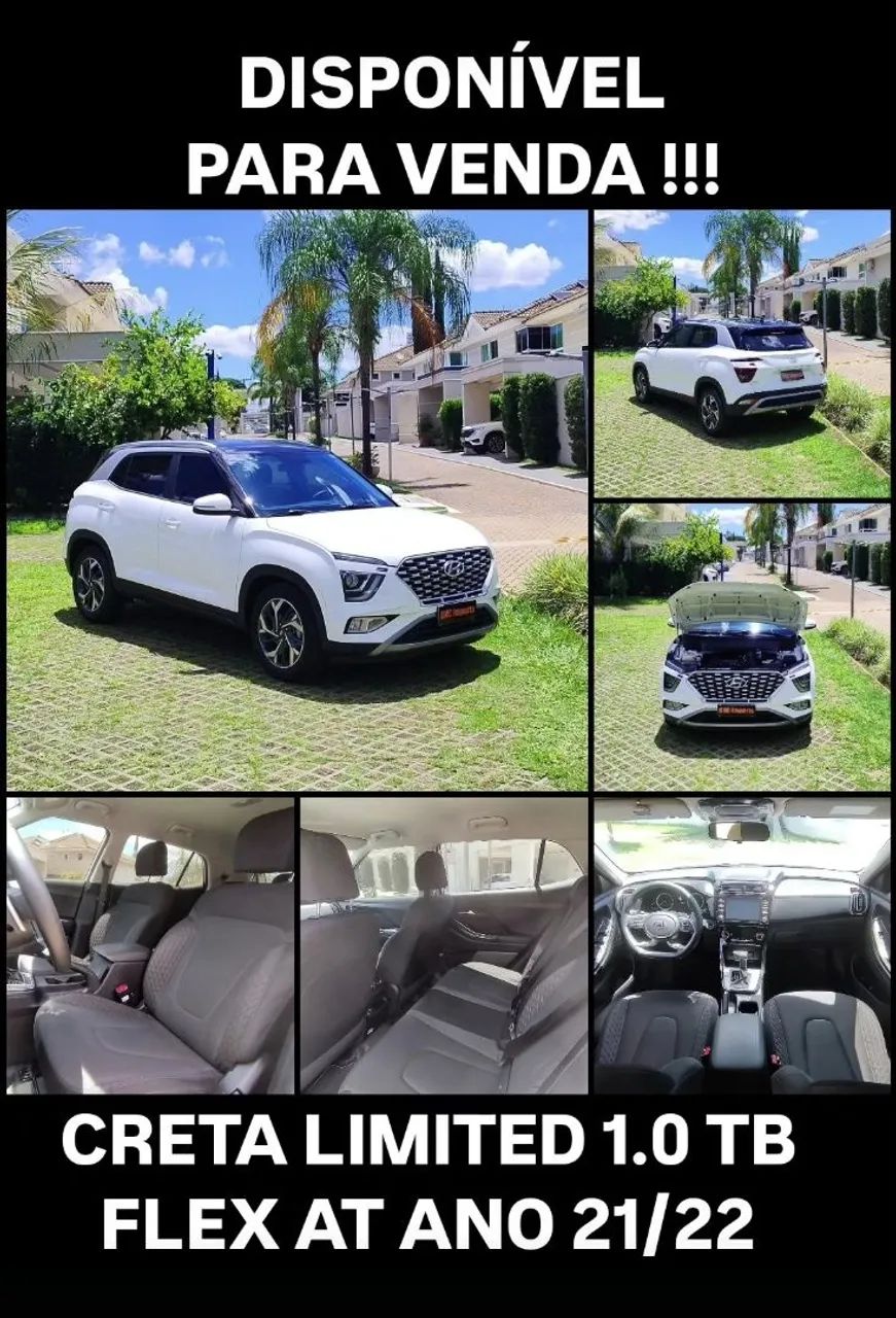 Hyundai Creta Limited 1.0 TB 12V Flex AUT 2022 - Foto 7