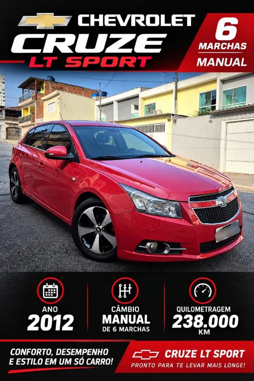 Chevrolet Cruze CRUZE HB Sport LT 1.8 16V FlexP. 5p Mec 2012
