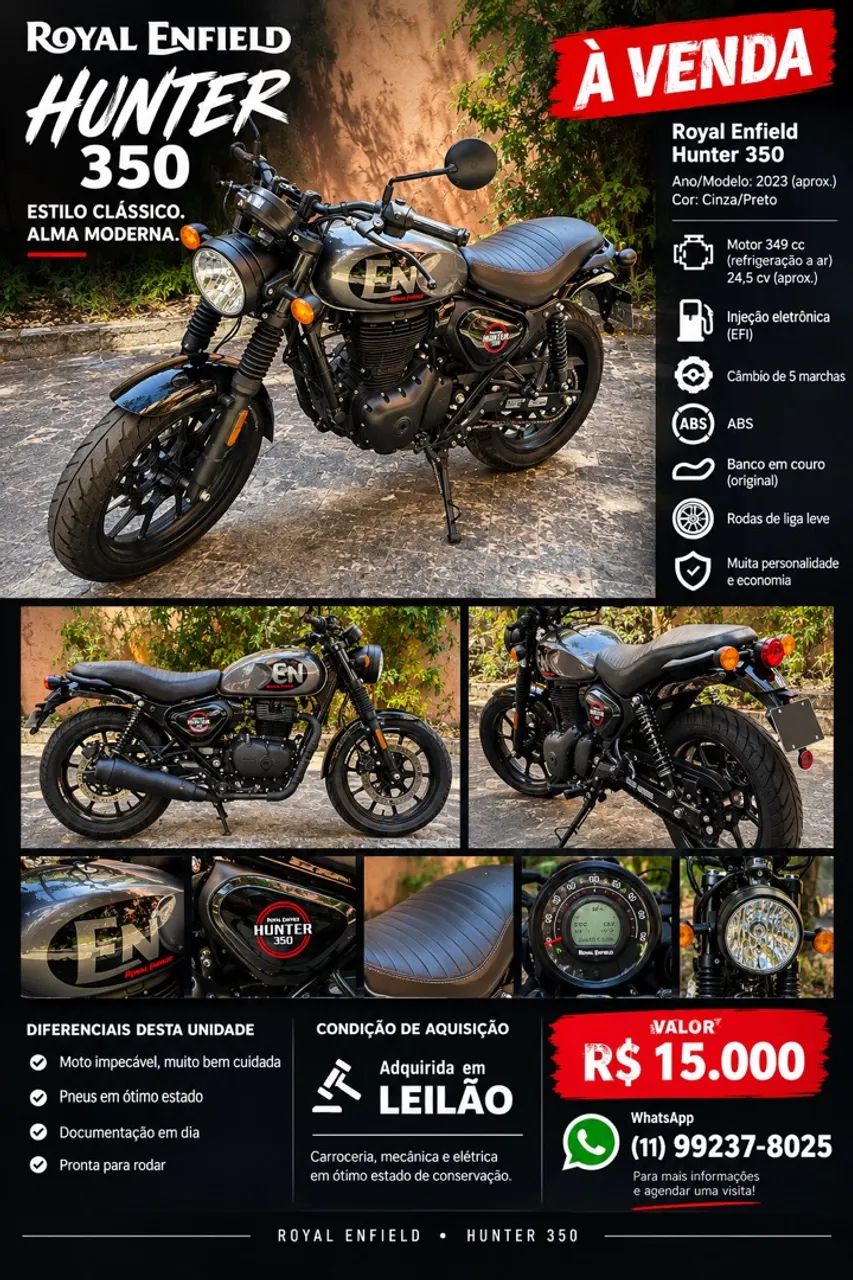 Royal Enfield Hunter 350  - Foto 3