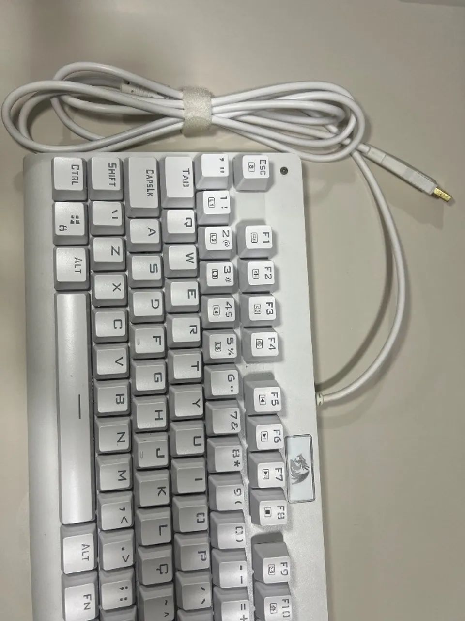 Teclado Mecânico Dark Avenger Lunar White - Foto 3