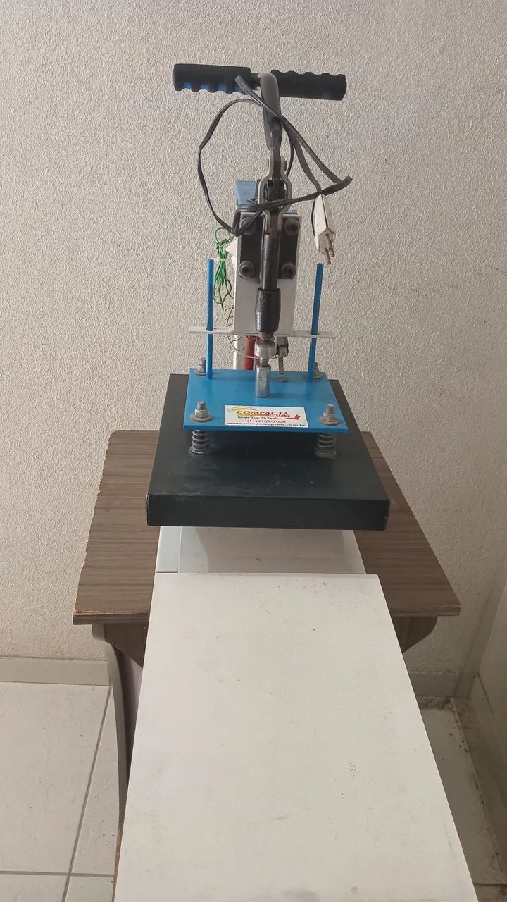 Prensa térmica sublimática (Usada funcionando bem) - Foto 3