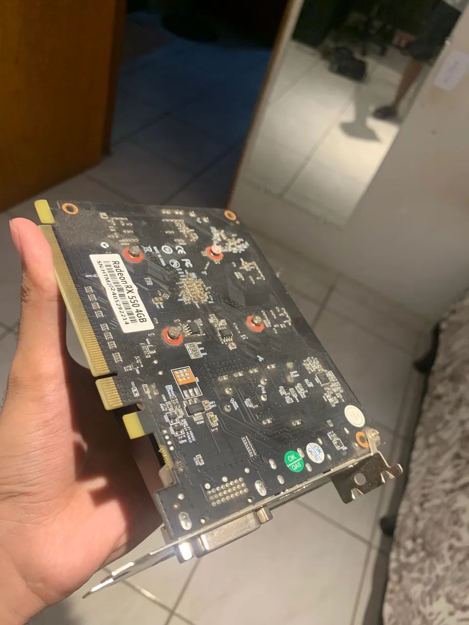 PLACA DE VÍDEO RX 550 4gb  - Foto 3