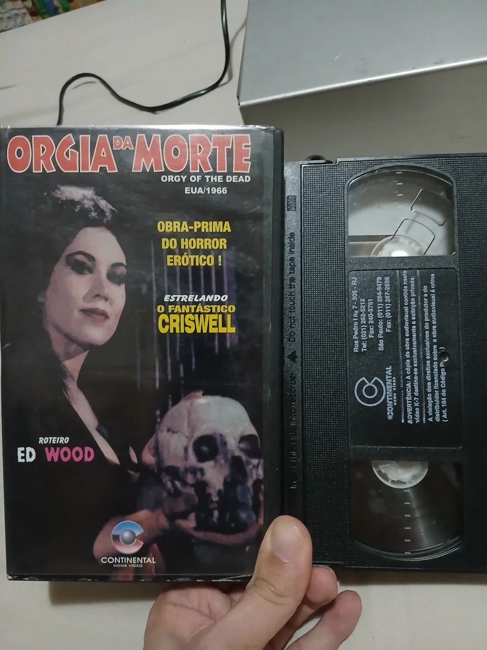 Vhs orgia da morte ed wood terror