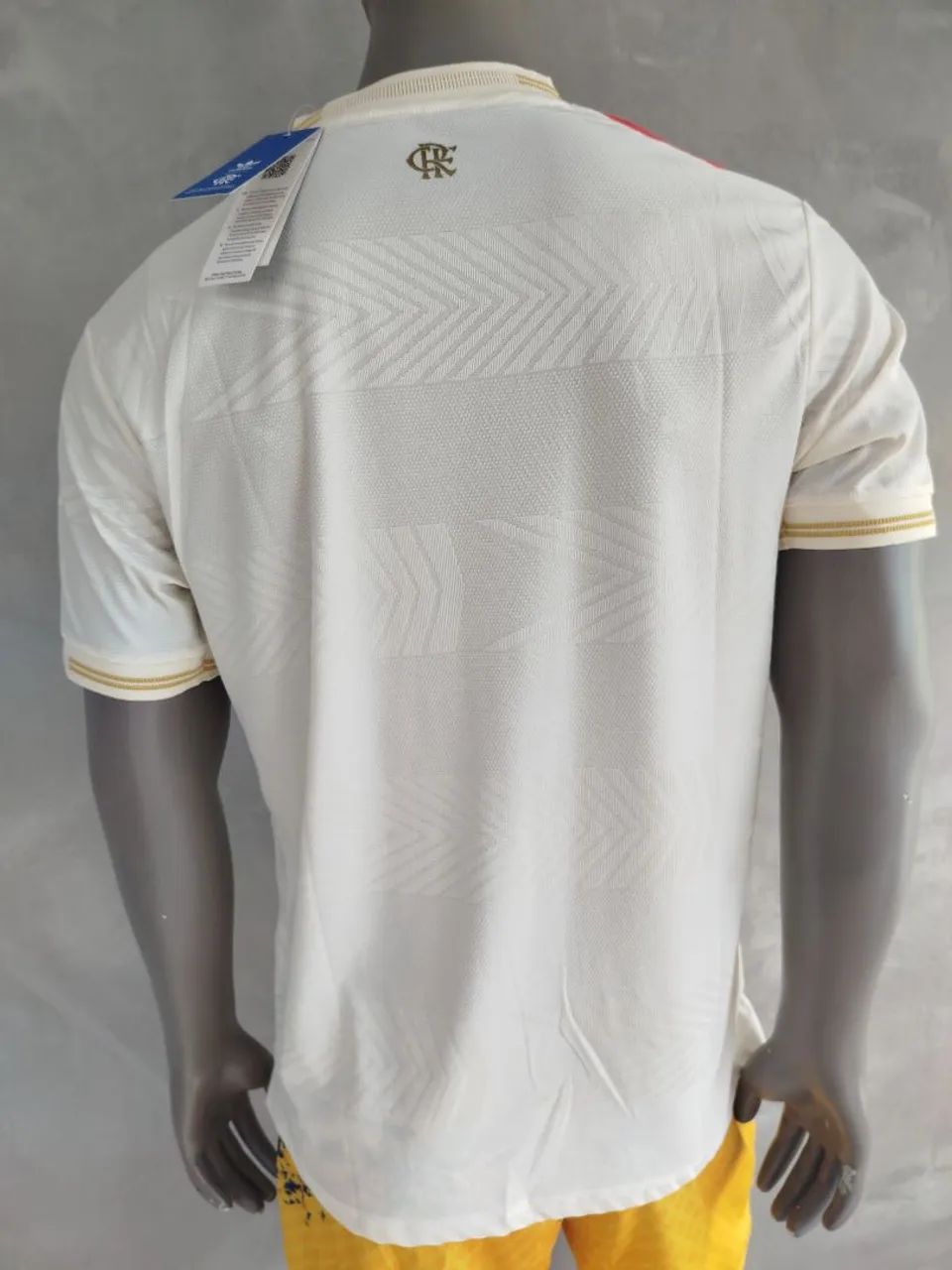 Camisa Flamengo bege jogador  - Foto 6