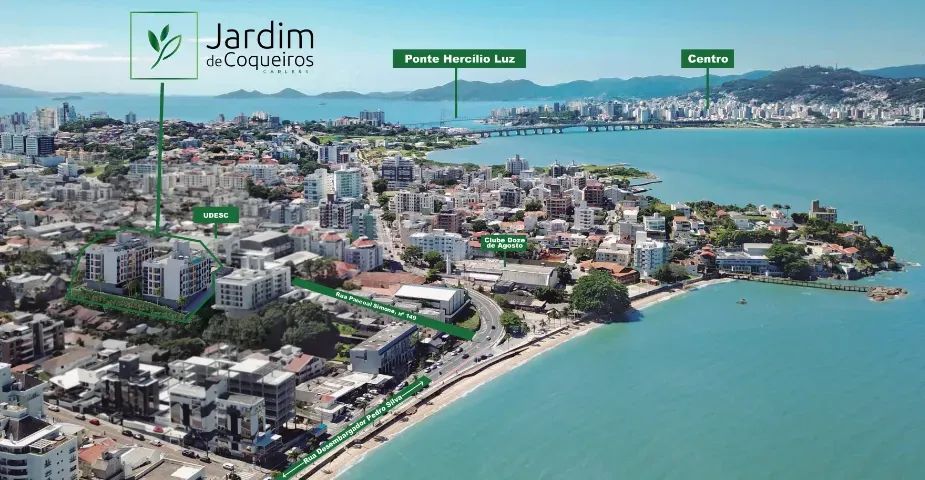 APTO DE 2 DORMITÓRIOS (1 SUITE) EM COQUEIROS - FPOLIS, ENTREGA EM DEZEMBRO 2026   - Foto 2