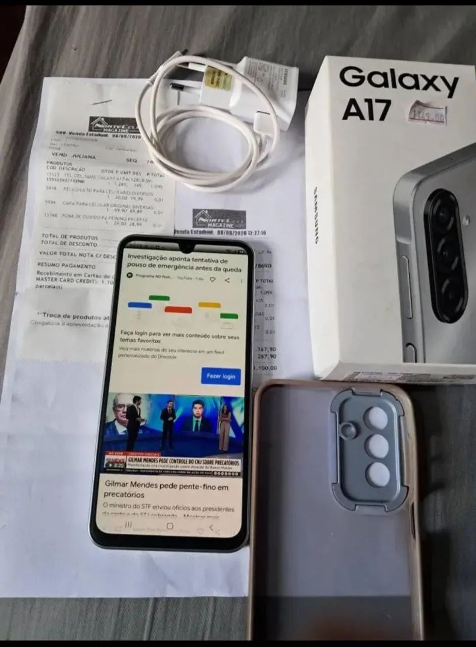 Celular Samsung Galaxy A17 novo perfeito  - Foto 4