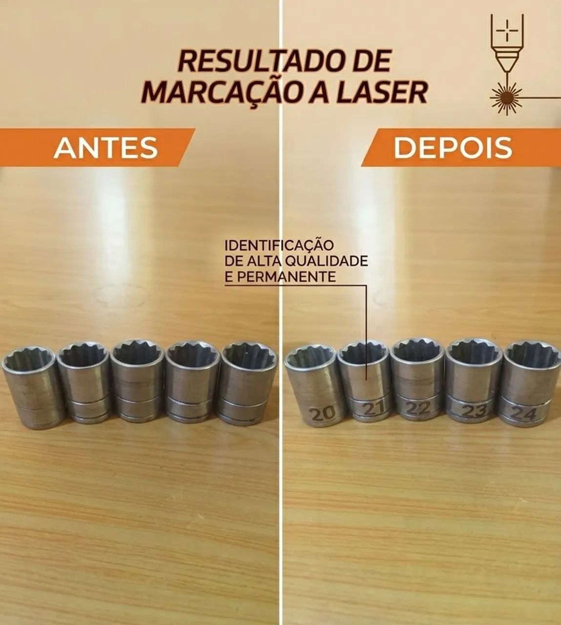 Gravação a laser em Peças e Ferramentas  - Foto 2