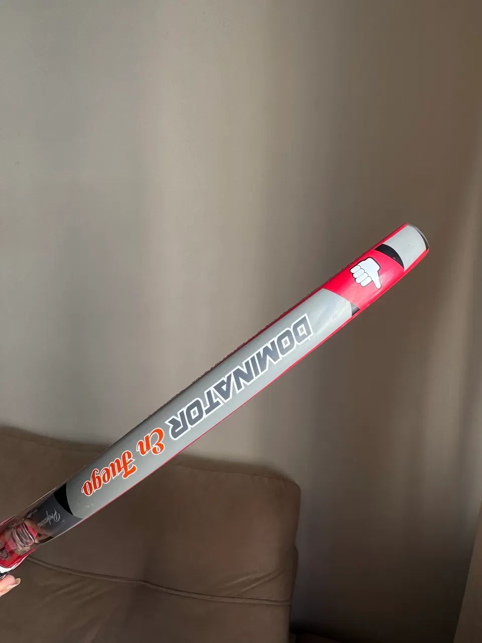 Raquete Beach Tennis Sexy Dominator En Fuego Carbono 3 k - Foto 3