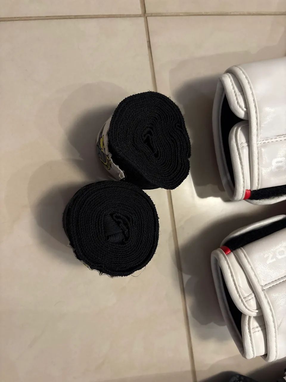 Kit luvas e caneleiras kickboxing - Foto 3