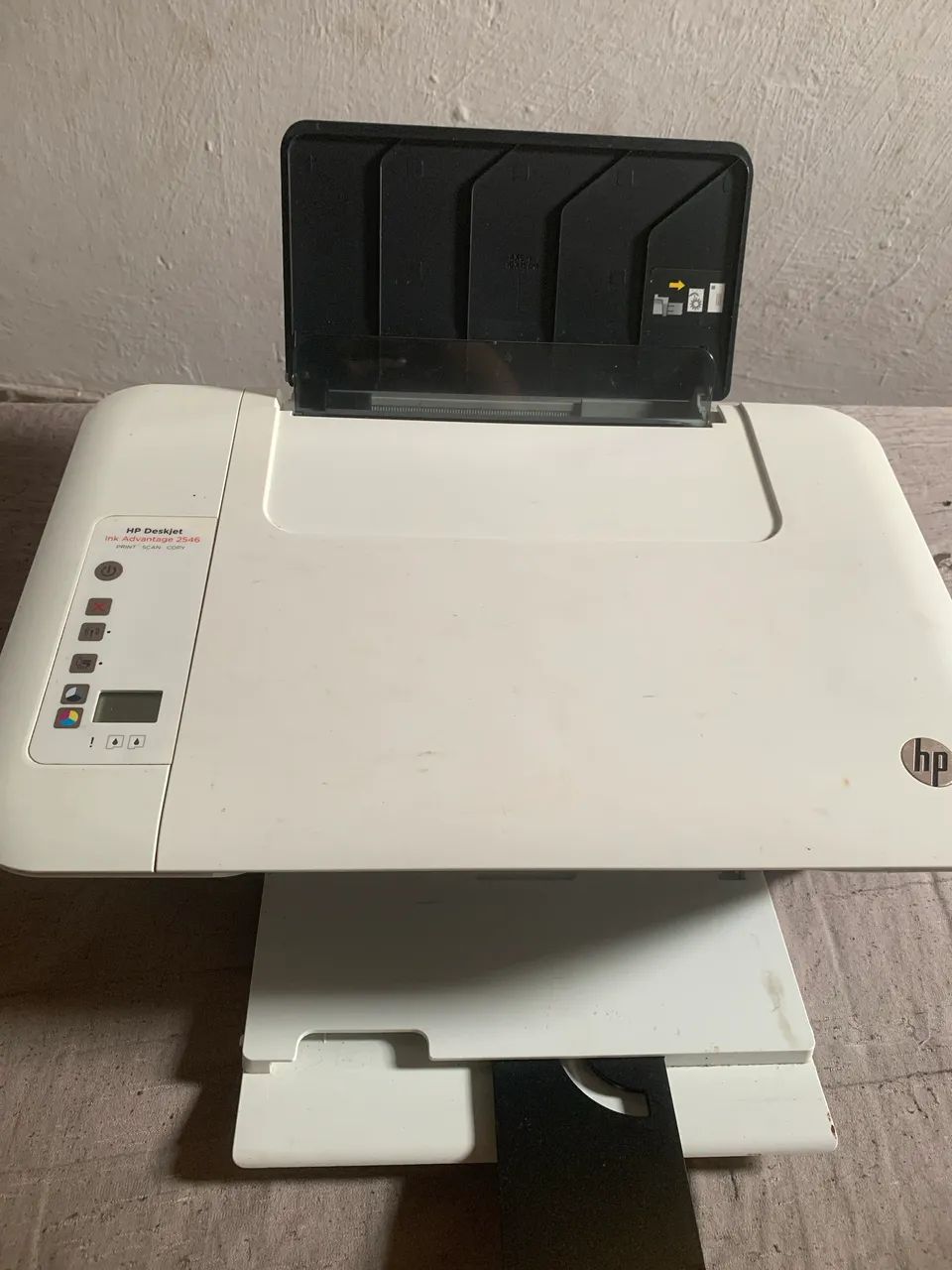 impressora multifuncional branca HP Deskjet Ink Advantage 2546 - Foto 2