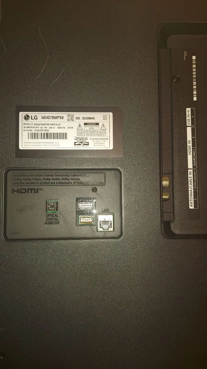 TV LG50UQ7950 com defeito  - Foto 3