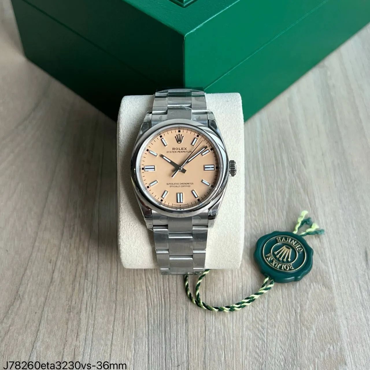 Relógio Rolex Oyster Perpetual Verde Mint 2026 - ETA S/c