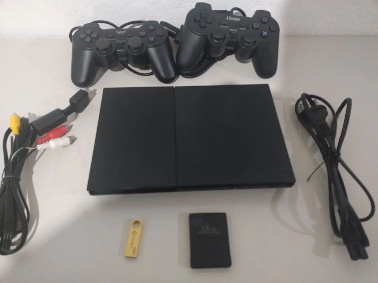 PS2 com memorycard e pendrive - Foto 2