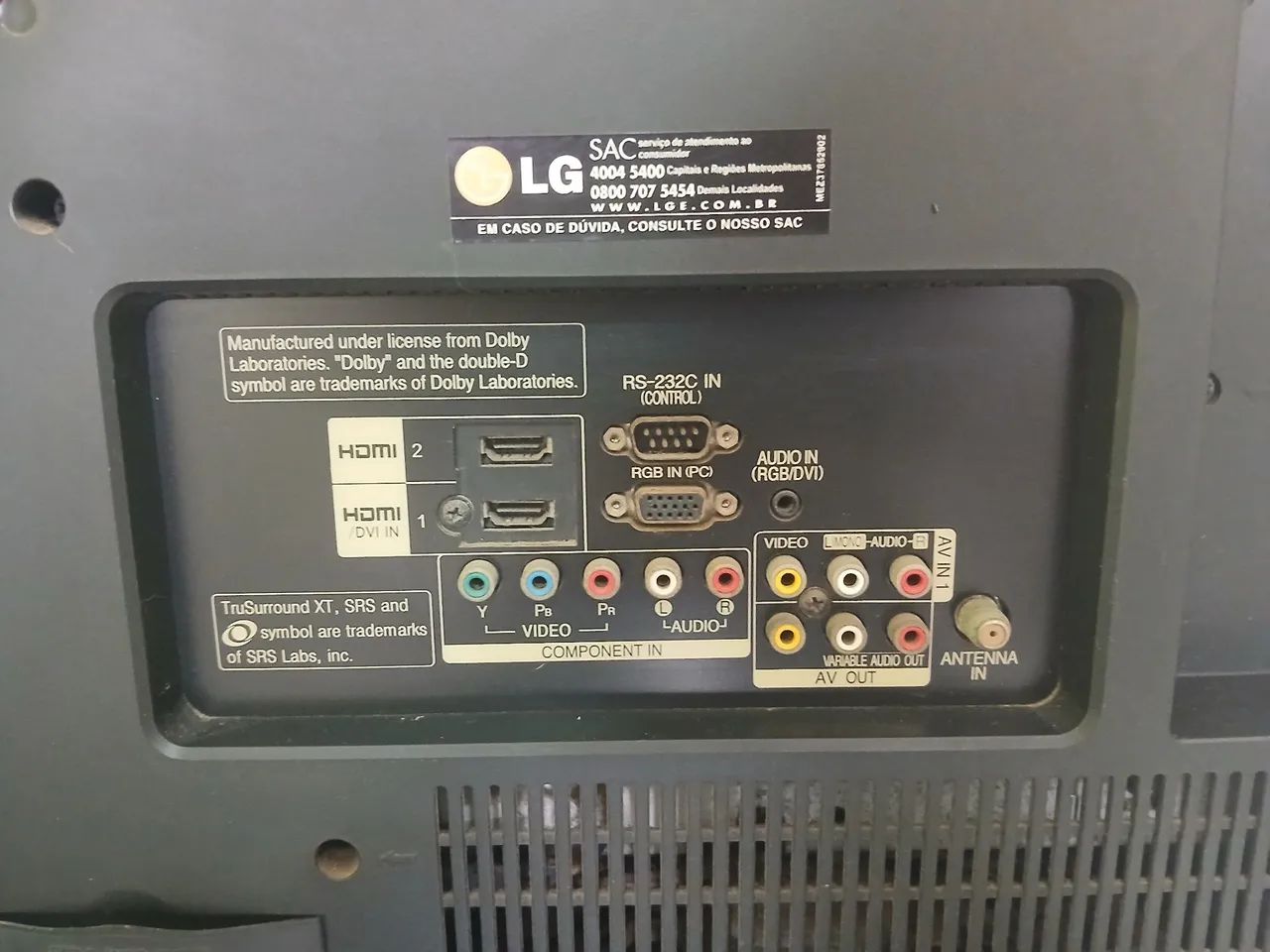 VENDO TV LG 32" COM DEFEITO  - Foto 4