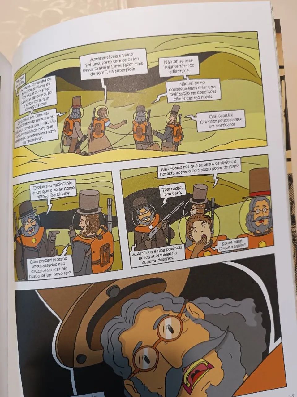 Livro em quadrinhos - "Da Terra à Lua" - Foto 3