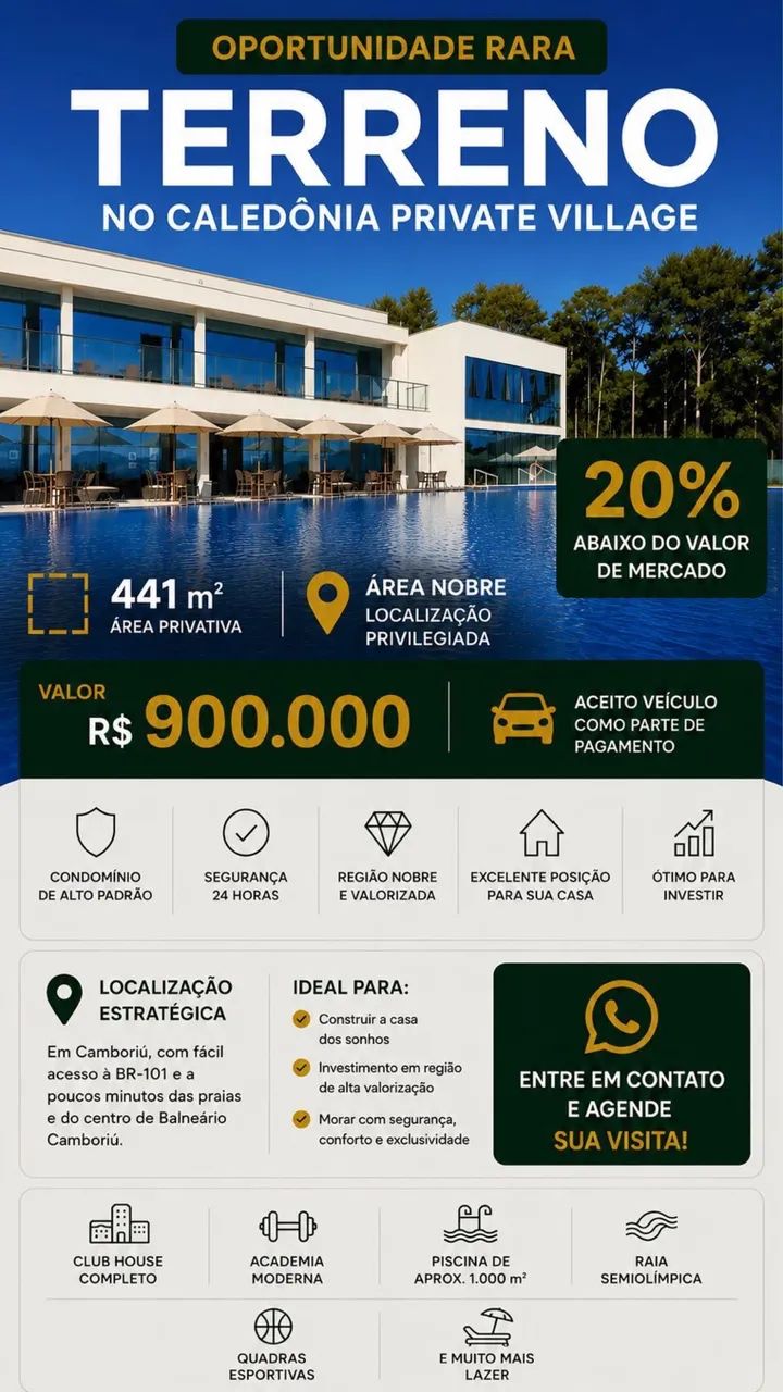 Terreno condominio Caledonia 