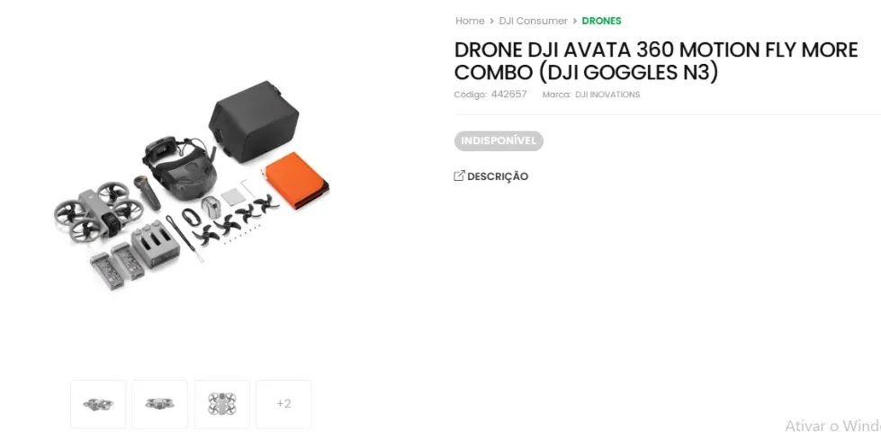 DJI Avatar 360 Motion Fly More Combo
